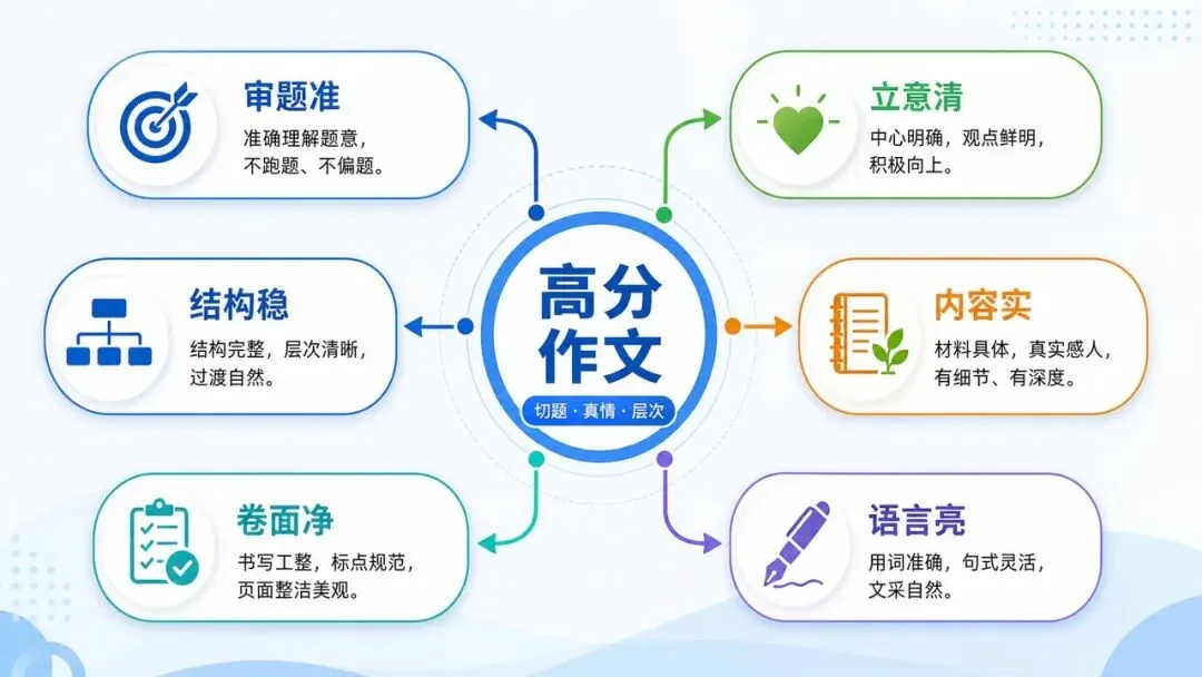 中考作文怎样拿高分?家长和学生都要看懂的“得分点”-第2张图片-四季读书网 中考作文怎样拿高分?家长和学生都要看懂的“得分点”-第2张图片-四季读书网