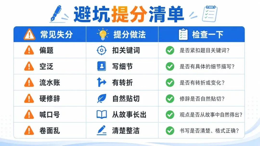 中考作文怎样拿高分?家长和学生都要看懂的“得分点”-第4张图片-四季读书网 中考作文怎样拿高分?家长和学生都要看懂的“得分点”-第4张图片-四季读书网