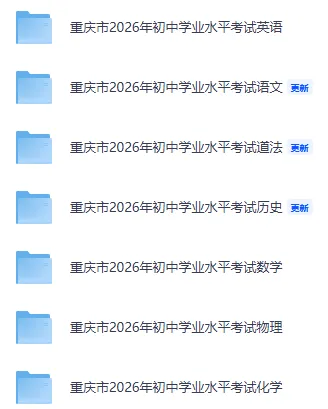 首发!重庆市2026年中考【全科】真题试卷含答案含英语试卷和答案免费分享可保存打印-第4张图片-四季读书网