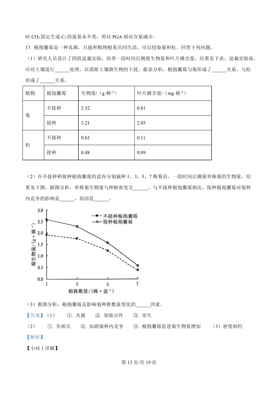 安徽省2026年高考生物真题-第16张图片-四季读书网