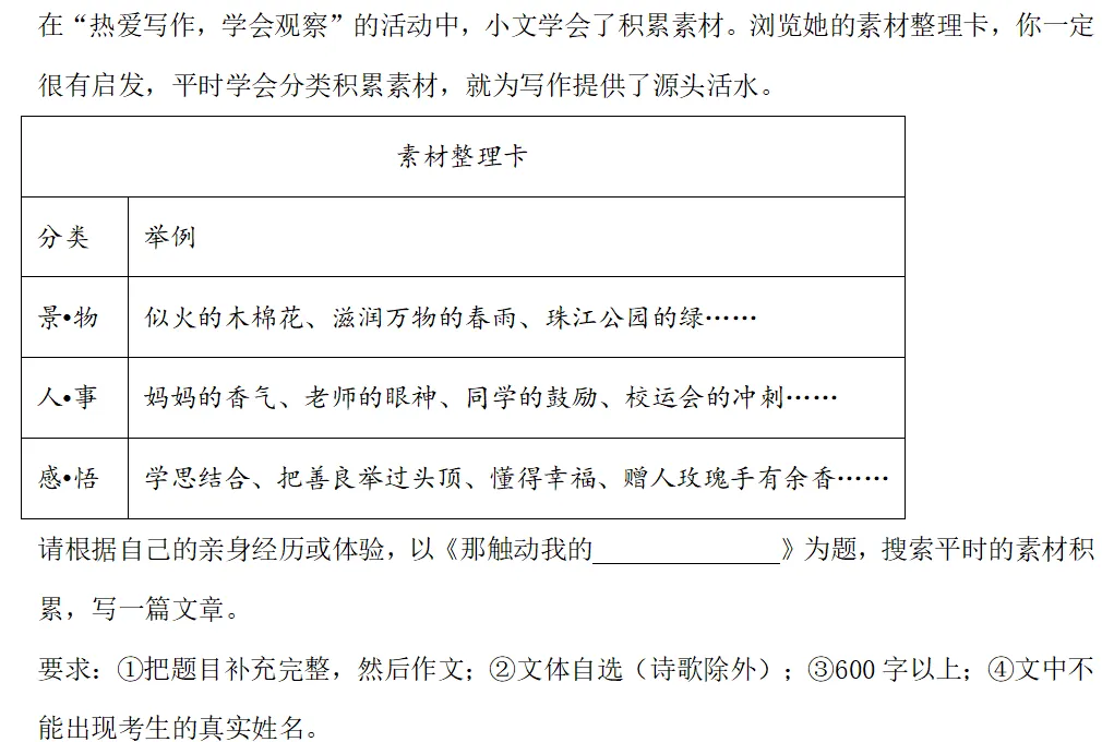 拿下中考作文:新初一你必须要知道的-第4张图片-四季读书网 拿下中考作文:新初一你必须要知道的-第4张图片-四季读书网