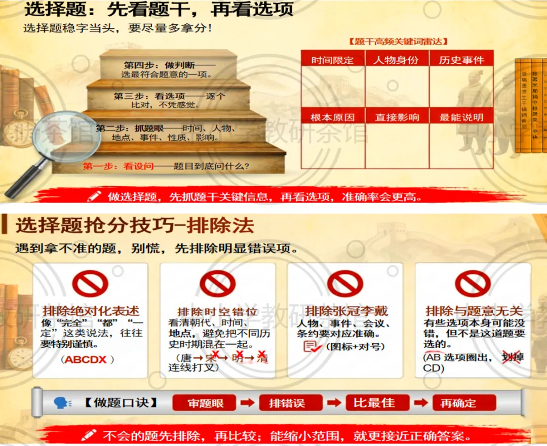 中考历史最后抢救指南:把本该拿的分,稳稳装进口袋(考前复习课件)-第3张图片-四季读书网 中考历史最后抢救指南:把本该拿的分,稳稳装进口袋(考前复习课件)-第3张图片-四季读书网