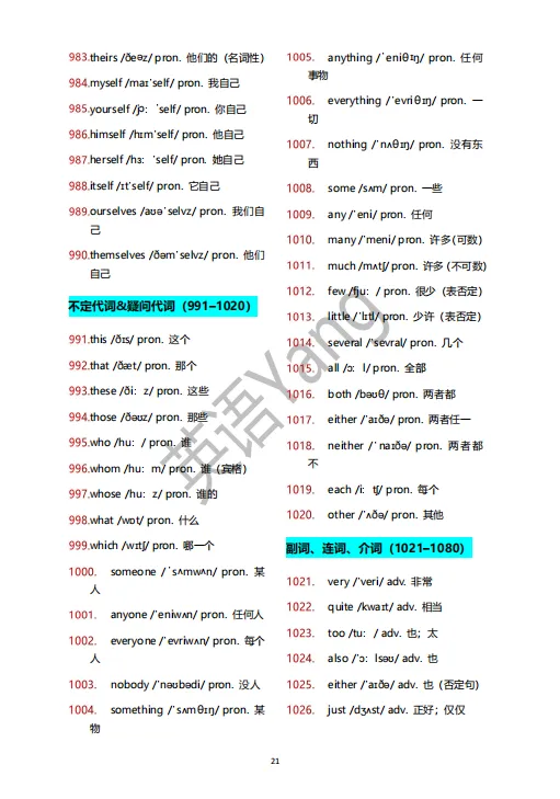 中考 1200 高频词汇 · 考前7 天打卡(精简版)-第23张图片-四季读书网