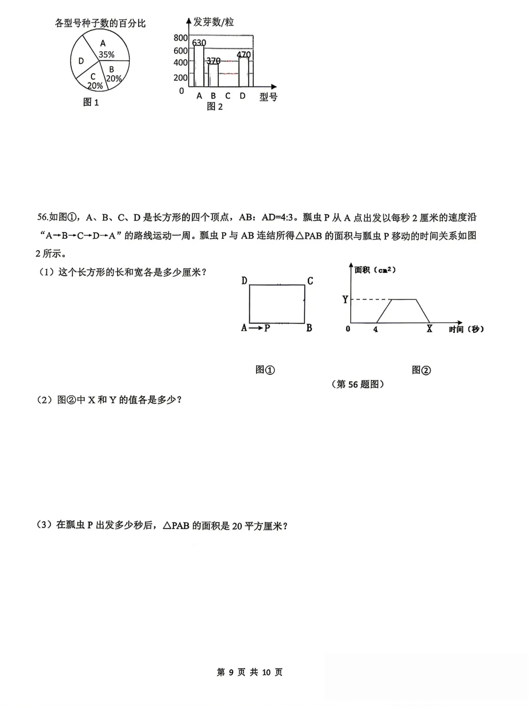 中小学教师选调考试模拟试卷(小学数学)含参考答案-第9张图片-四季读书网