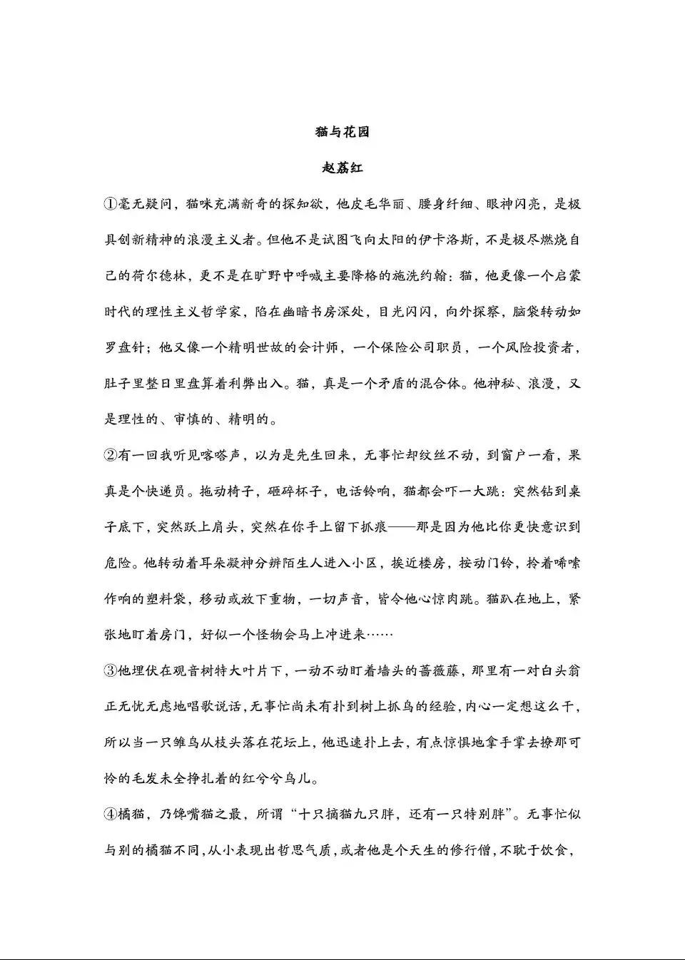 莆田才女作品登上高考试卷!来看她的故乡印象与“无事忙”小猫-第1张图片-四季读书网