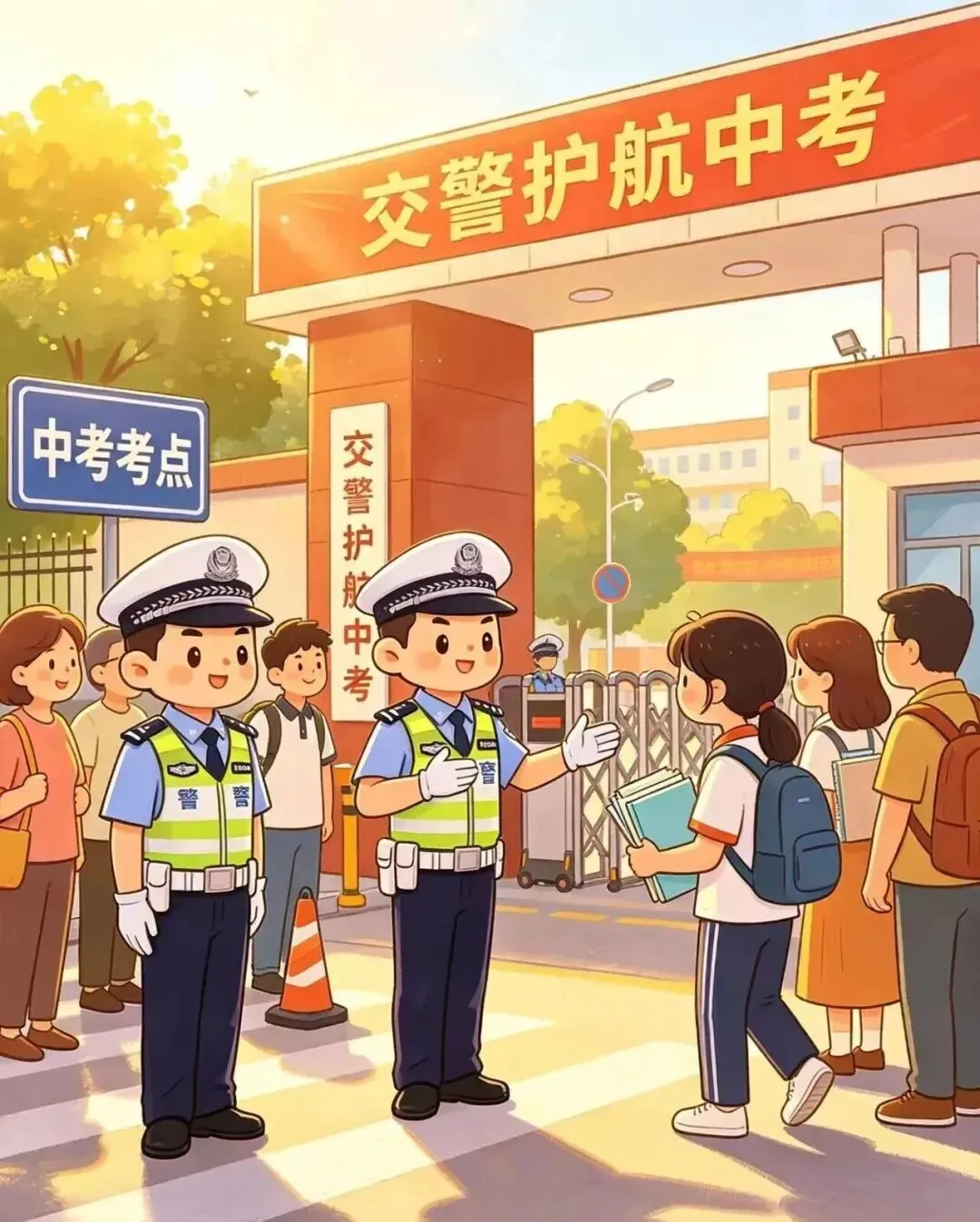 中考启幕,蚌埠交警“护考模式”再上线!|护航中考 交警同行-第3张图片-四季读书网 中考启幕,蚌埠交警“护考模式”再上线!|护航中考 交警同行-第3张图片-四季读书网