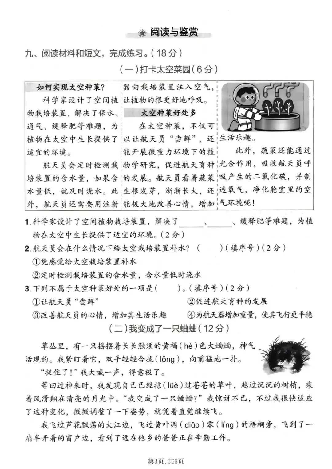 26年新版二年级语文【期末名校真题测试卷、拔尖测试卷、质量检测卷7套】电子版可打印有答案-第14张图片-四季读书网
