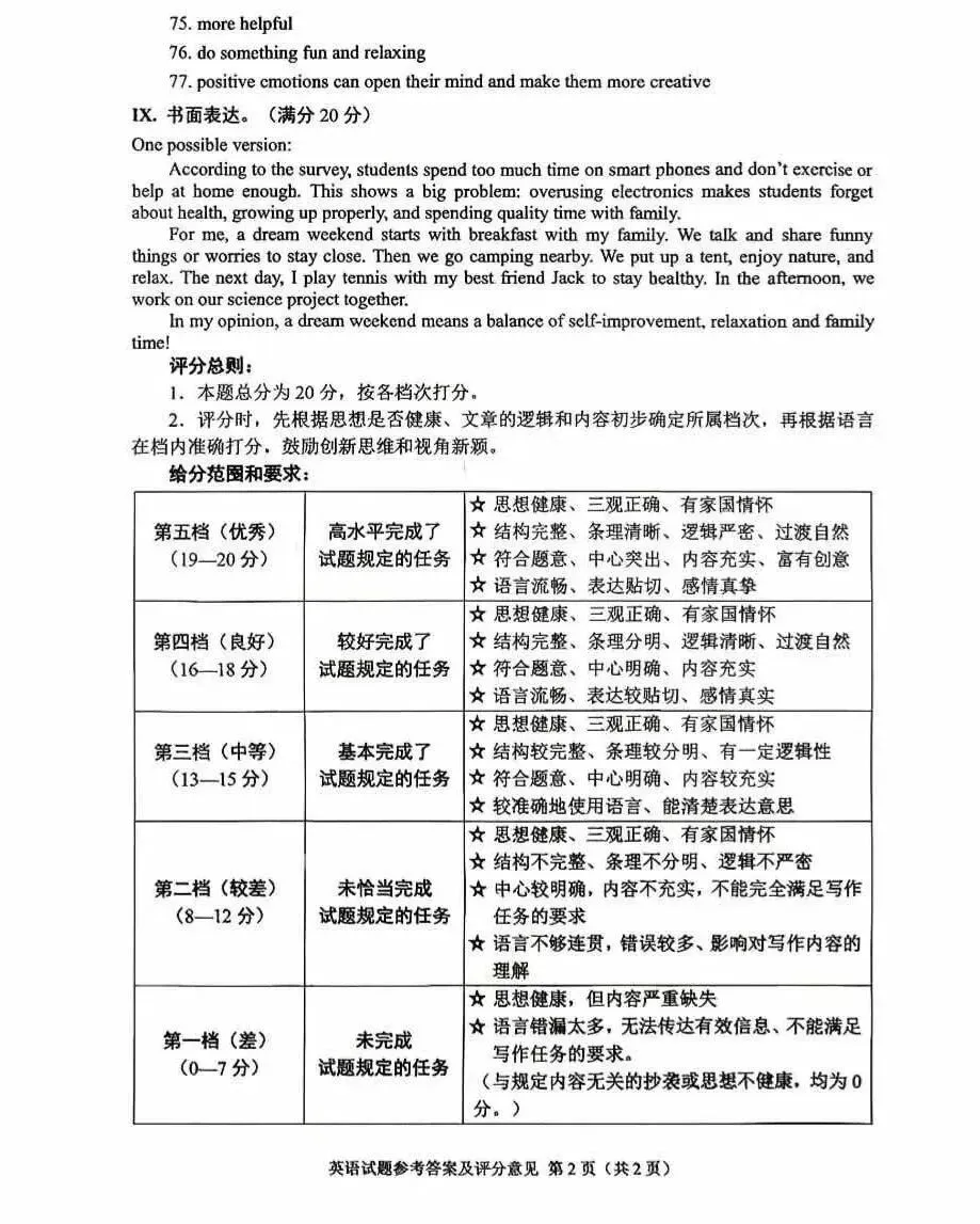 【试题-中考真题】2026年重庆中考英语试题&参考答案&解析版-第12张图片-四季读书网 【试题-中考真题】2026年重庆中考英语试题&参考答案&解析版-第12张图片-四季读书网