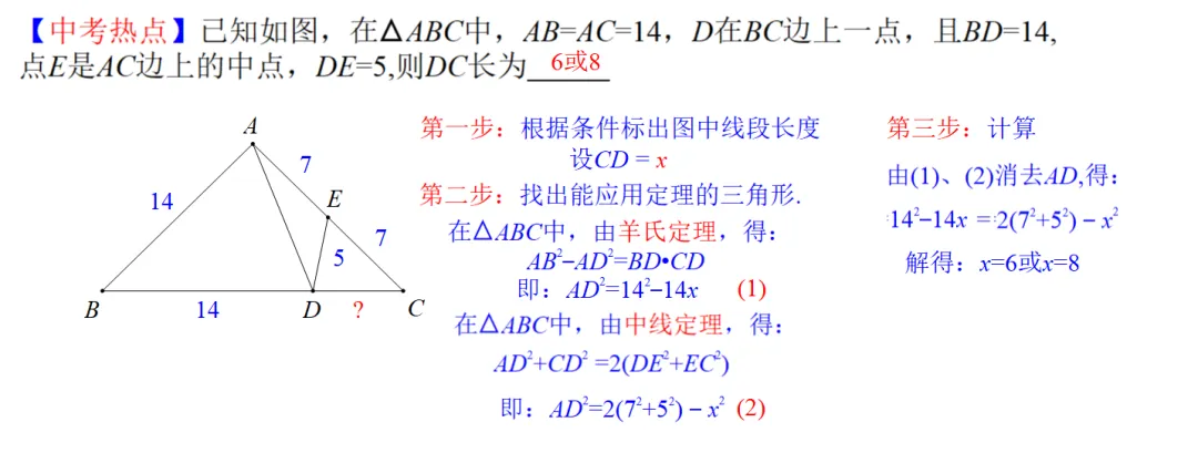 2026中考热点专题:《快算三角形边及相关线段的定理公式》-第7张图片-四季读书网 2026中考热点专题:《快算三角形边及相关线段的定理公式》-第7张图片-四季读书网