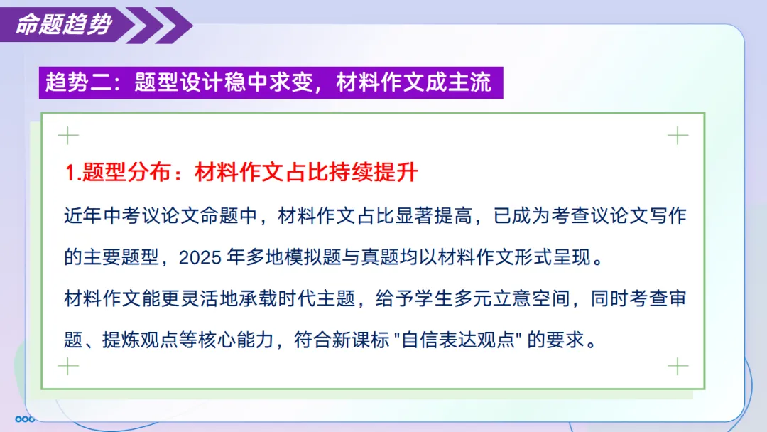 2026中考语文冲刺:议论文写作ppt,背起来-第12张图片-四季读书网