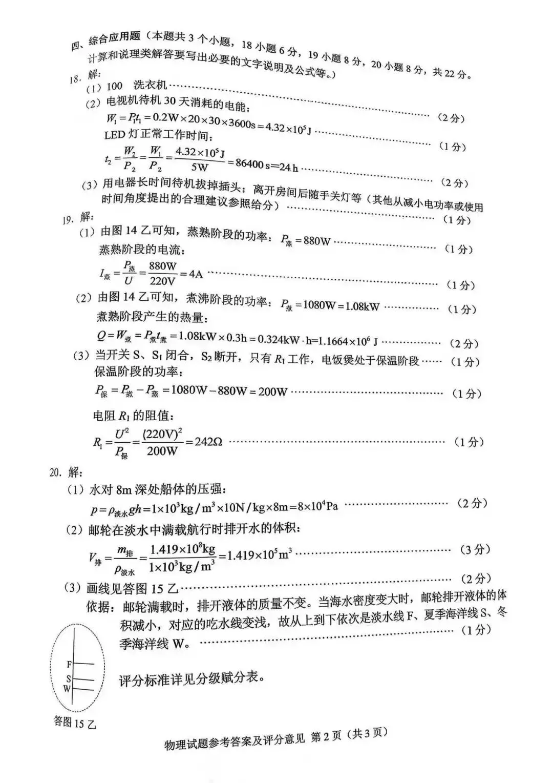 2026 年重庆中考试题参考答案(语文,数学,英语,物理,化学,道法,历史)-第13张图片-四季读书网