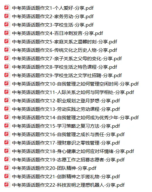中考英语考前必备清单-第6张图片-四季读书网 中考英语考前必备清单-第6张图片-四季读书网