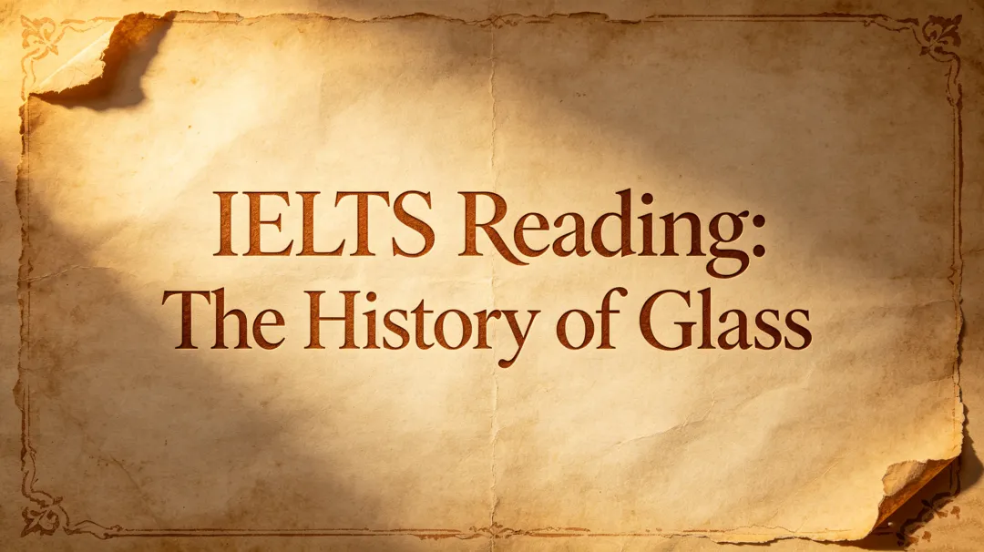 雅思阅读真题 The History of Glass-第1张图片-四季读书网 雅思阅读真题 The History of Glass-第1张图片-四季读书网