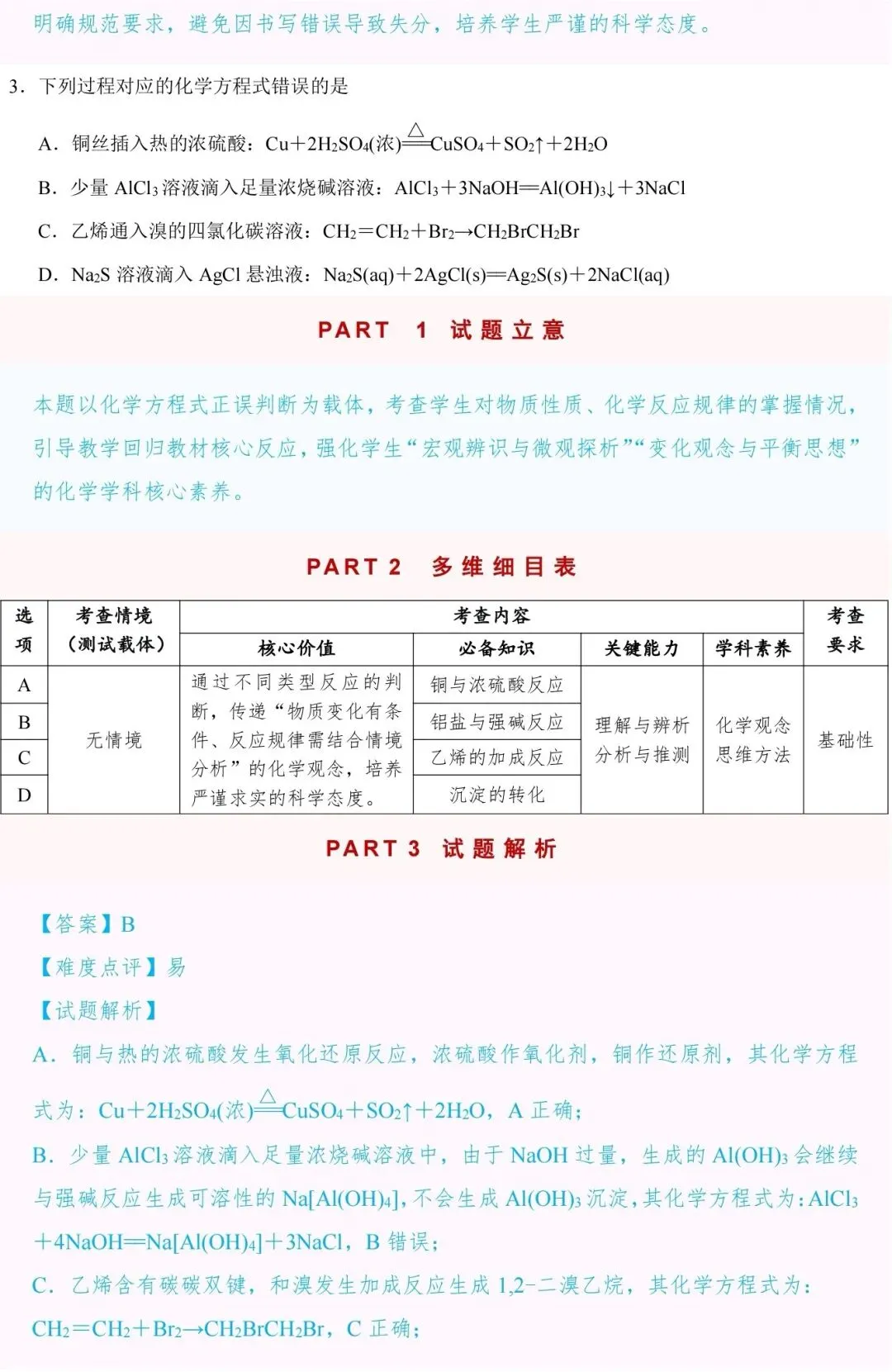 辽宁省2026年高考化学真题选择题1—8解析和回归教材-第10张图片-四季读书网
