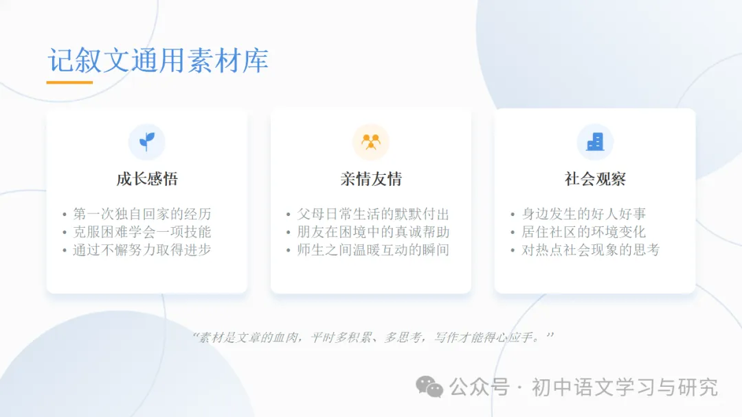 2026年中考语文考前冲刺:中考作文三大类综合复习 ppt-第10张图片-四季读书网 2026年中考语文考前冲刺:中考作文三大类综合复习 ppt-第10张图片-四季读书网