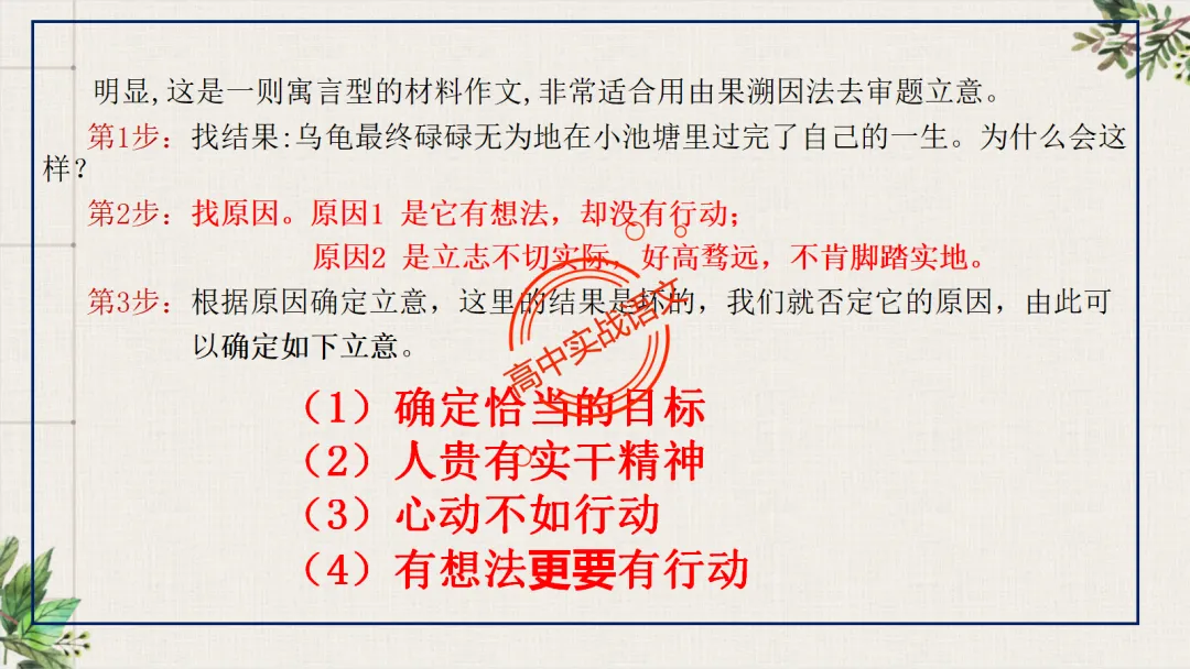 【对标近5年真题作文】作文【审题立意】一课讲透,【锚定高考+名师实战技法】-第70张图片-四季读书网 【对标近5年真题作文】作文【审题立意】一课讲透,【锚定高考+名师实战技法】-第70张图片-四季读书网