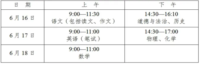 2026年江苏13市中考时间全汇总-第39张图片-四季读书网 2026年江苏13市中考时间全汇总-第39张图片-四季读书网