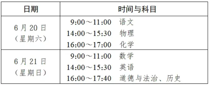 2026年江苏13市中考时间全汇总-第66张图片-四季读书网 2026年江苏13市中考时间全汇总-第66张图片-四季读书网