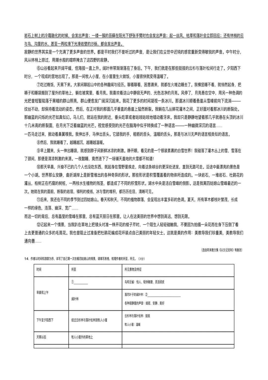 2025-2026学年八下语文期末模拟试卷习题(含答案详解),可打印!-第7张图片-四季读书网 2025-2026学年八下语文期末模拟试卷习题(含答案详解),可打印!-第7张图片-四季读书网