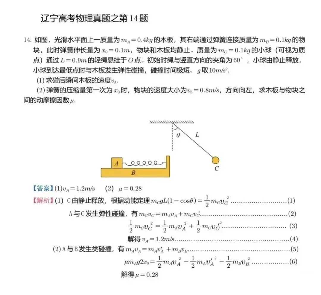 【物理】黑龙江2026高考真题及参考答案-第11张图片-四季读书网