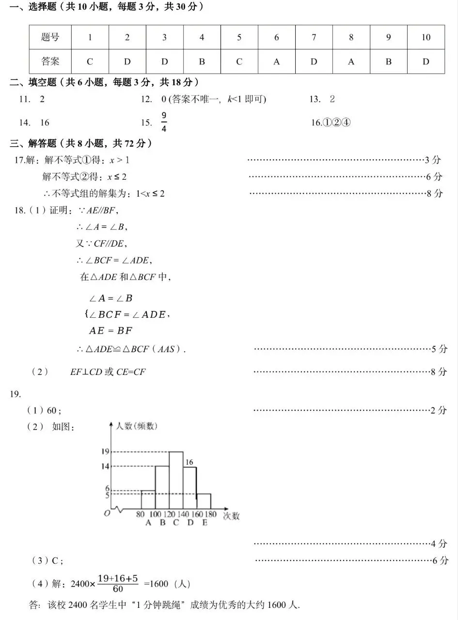 2026年江岸区九年级六月份中考模拟试卷二及解析-第6张图片-四季读书网