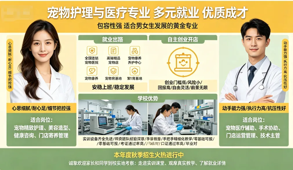 中考落榜别焦虑!宠物护理与医疗专业,普通孩子安稳吃香好出路-第9张图片-四季读书网 中考落榜别焦虑!宠物护理与医疗专业,普通孩子安稳吃香好出路-第9张图片-四季读书网