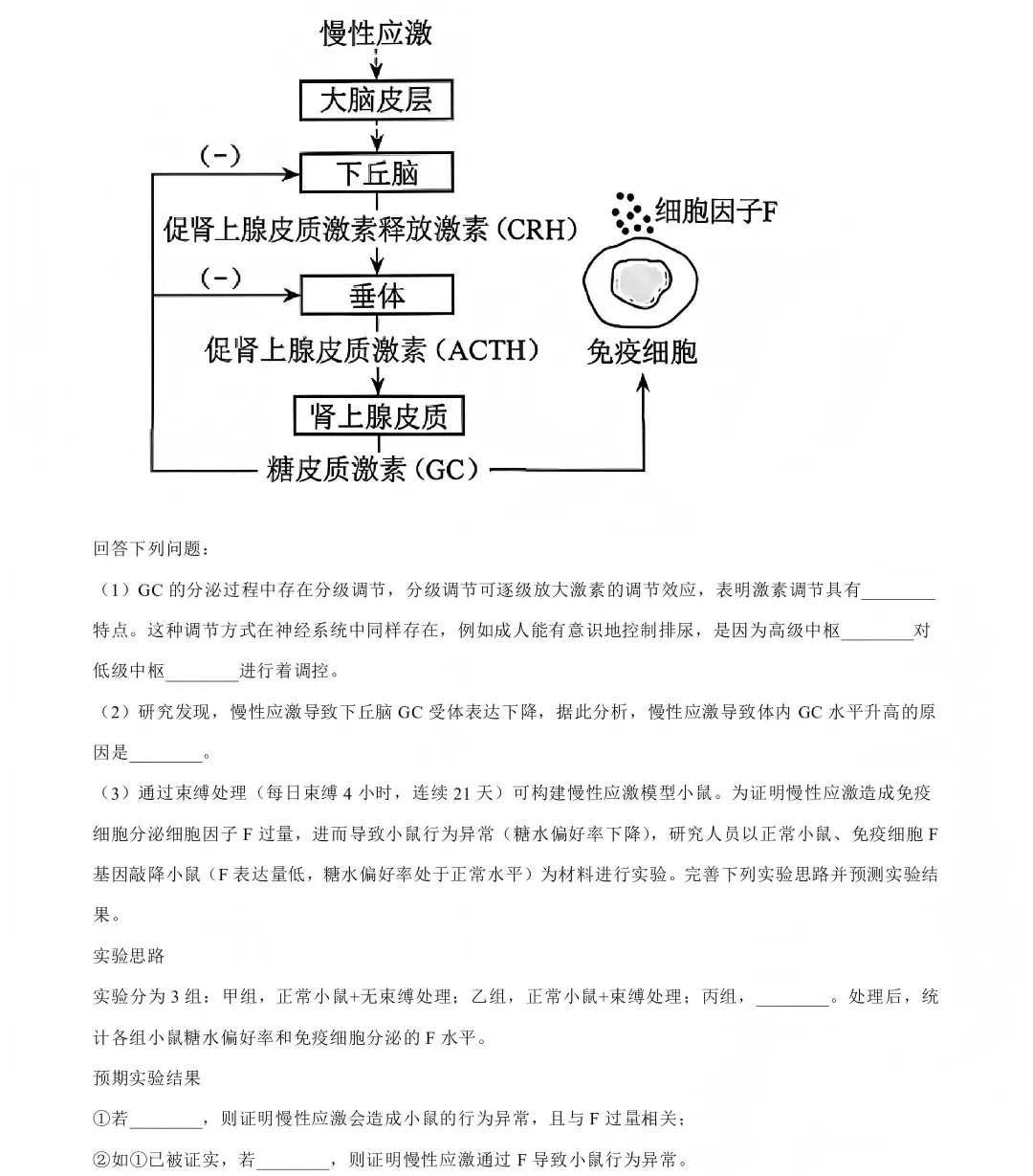 2026高考生物真题|河南卷-第6张图片-四季读书网