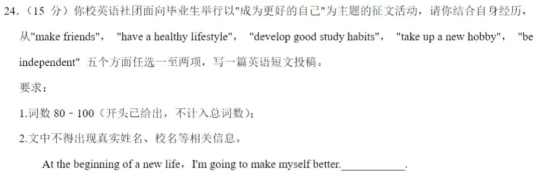 新鲜出炉!2026年中考英语作文题目,成长经历类,一起来看看吧-第6张图片-四季读书网 新鲜出炉!2026年中考英语作文题目,成长经历类,一起来看看吧-第6张图片-四季读书网