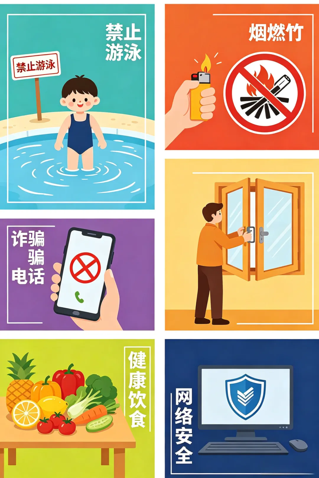 【六中·家长须知】中考、端午节放假安排及安全提示-第35张图片-四季读书网