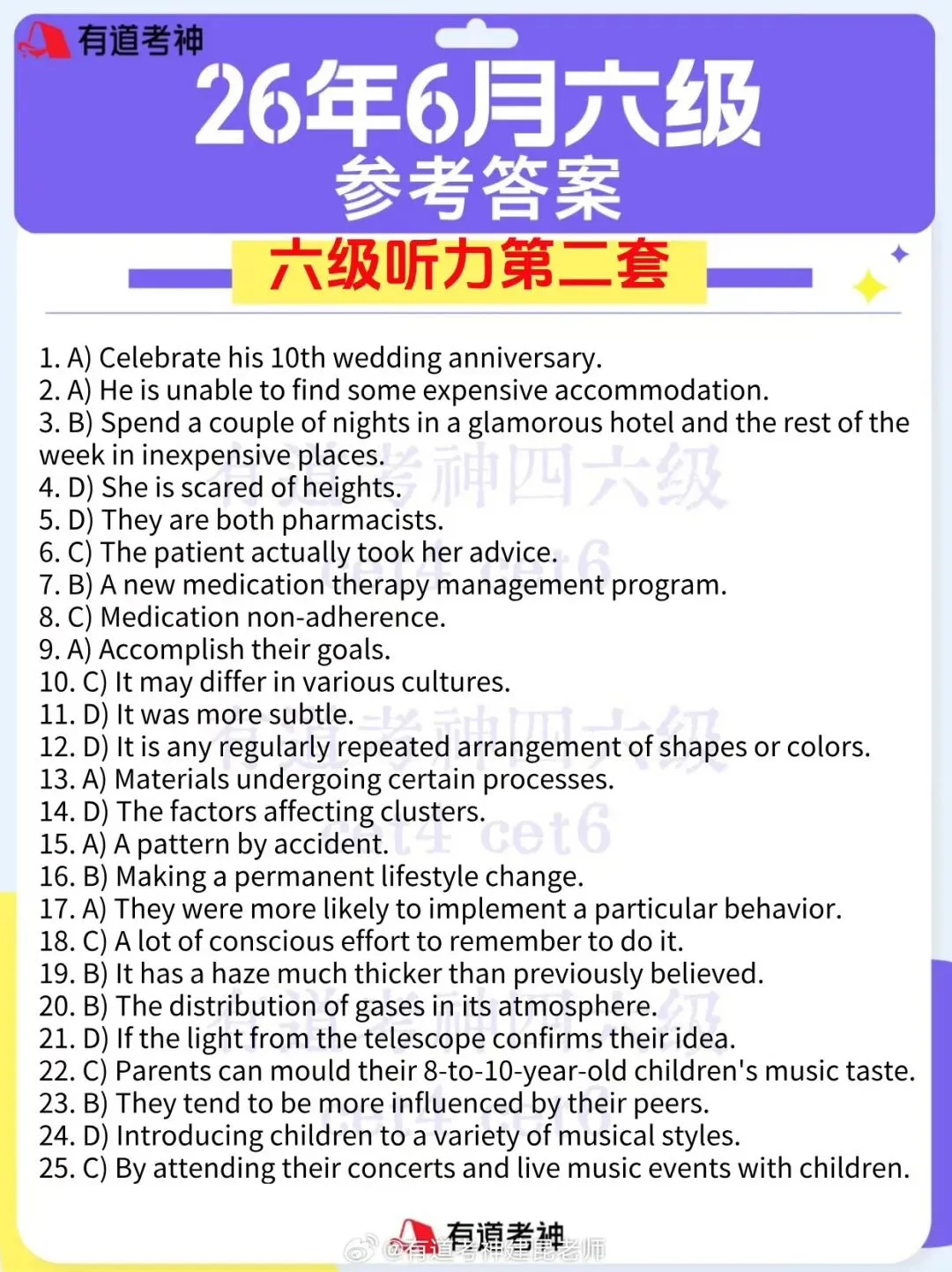 查分时间定了?四六级真题答案最新汇总,估分400都难?-第8张图片-四季读书网