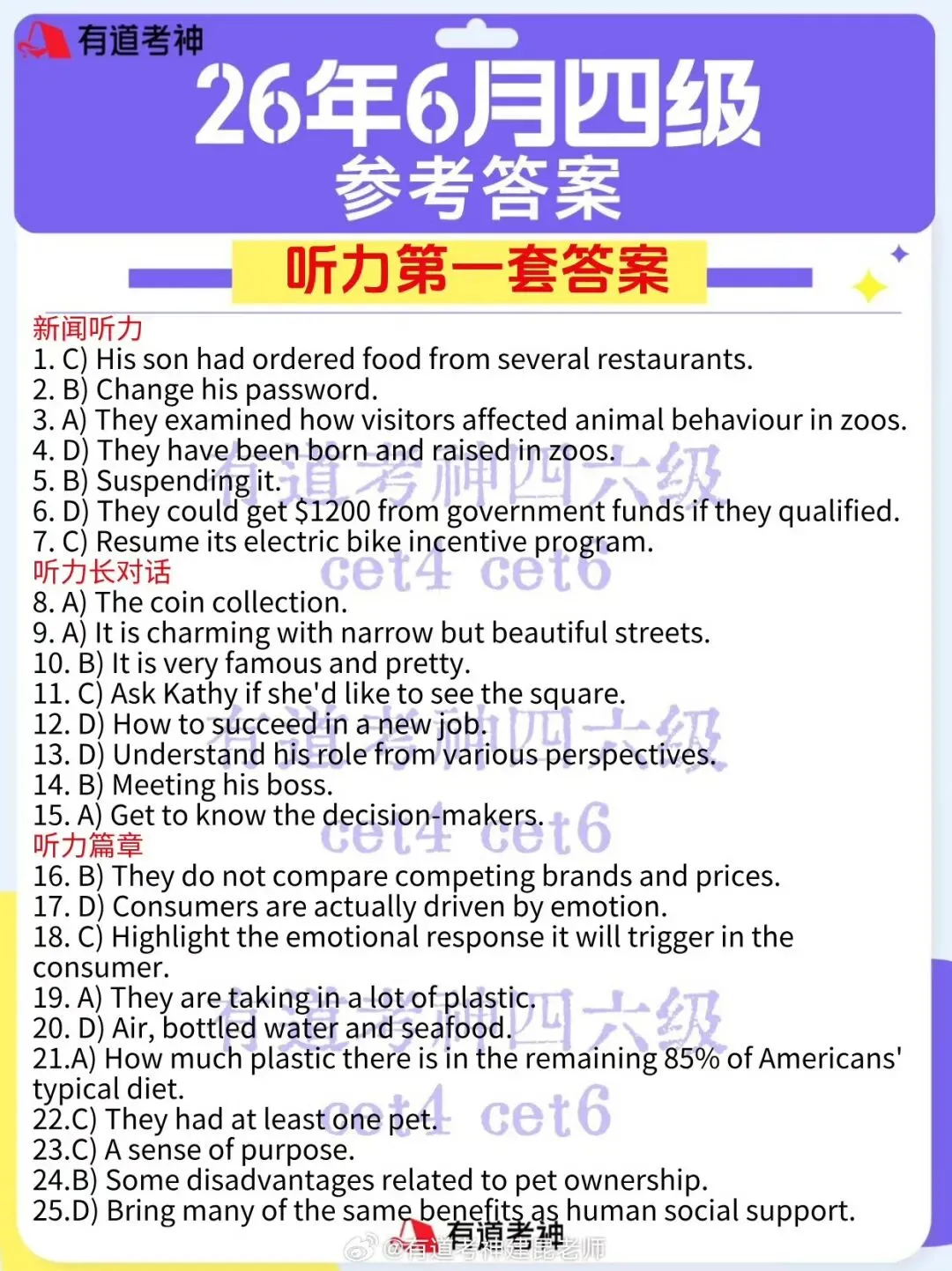 查分时间定了?四六级真题答案最新汇总,估分400都难?-第36张图片-四季读书网