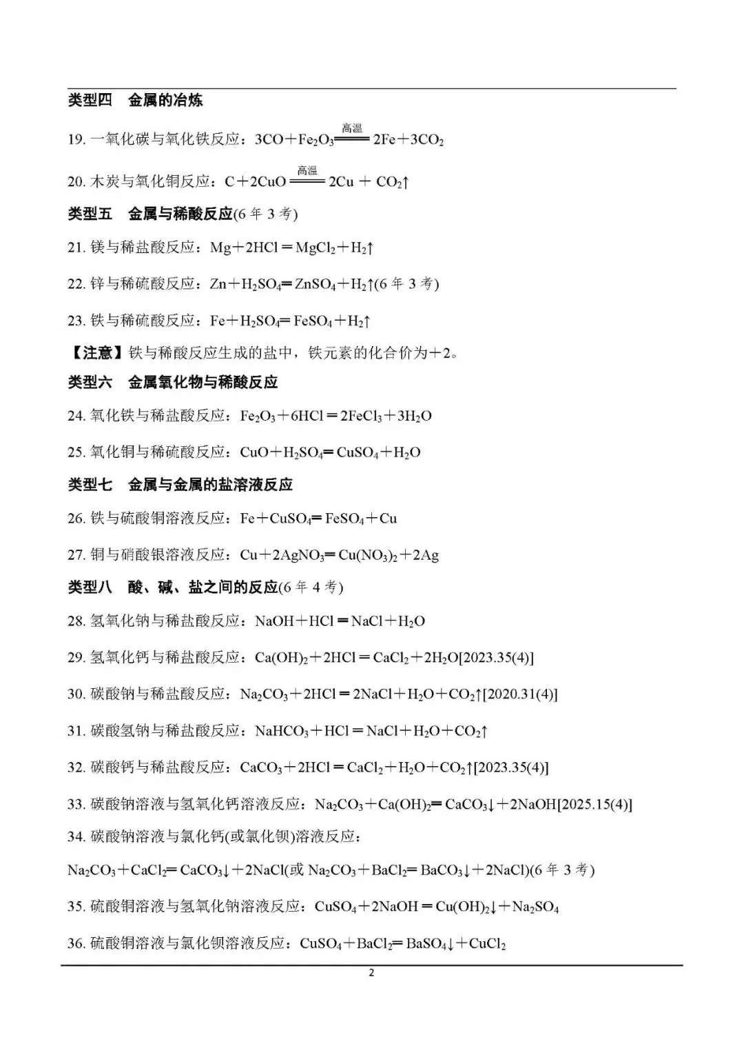 2026年中考化学知识点梳理总结-第2张图片-四季读书网