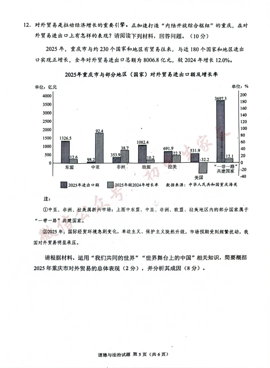 2026年中考道德与法治真题试卷及答案新鲜出炉,未考地区速看!-第6张图片-四季读书网 2026年中考道德与法治真题试卷及答案新鲜出炉,未考地区速看!-第6张图片-四季读书网