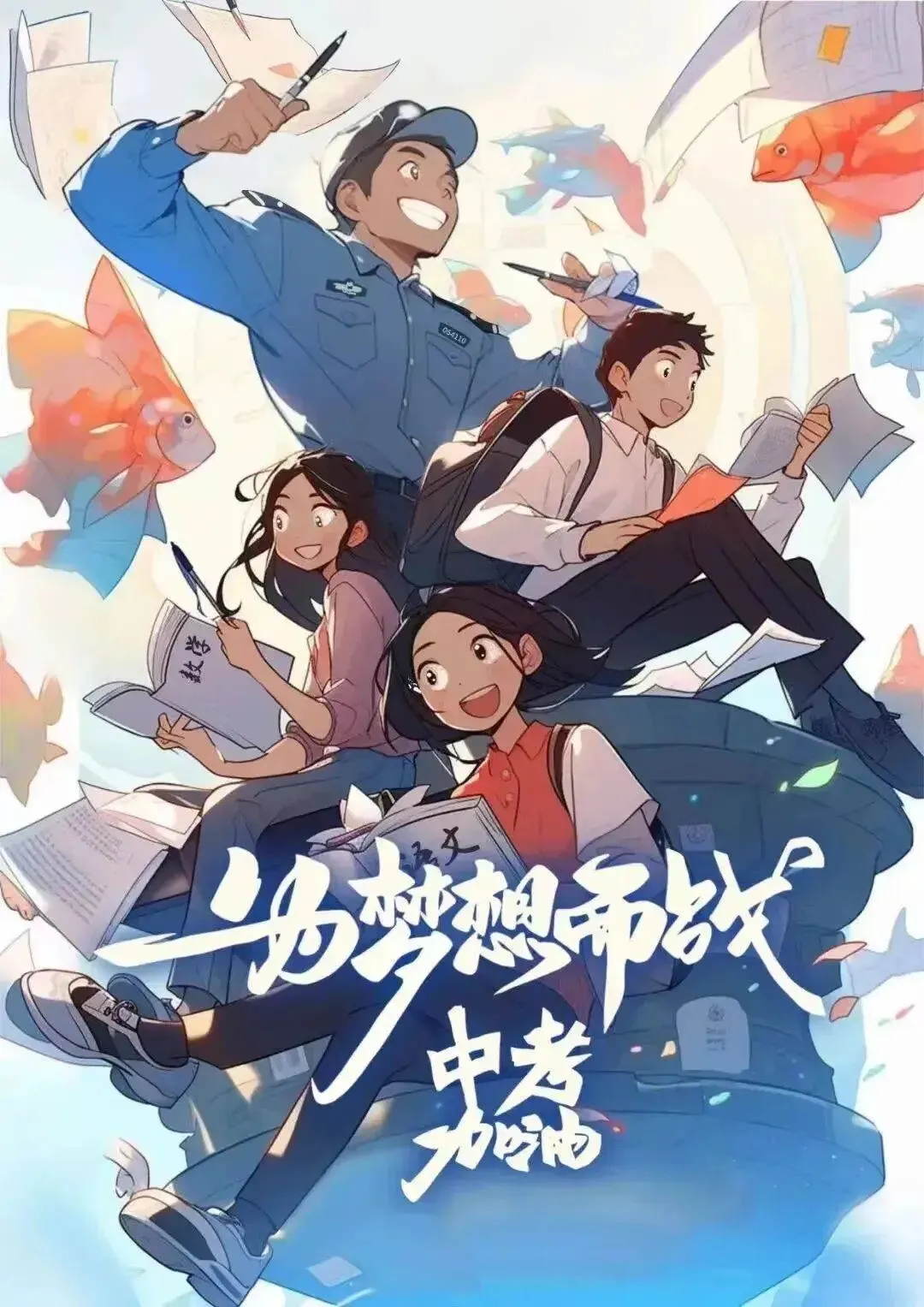 【齐鲁守护 平安相伴】中考全力以“护”,祝你“试试”如意!淄博市公安局经济开发区分局圆满护航-第4张图片-四季读书网