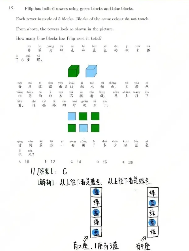 2024~2026年袋鼠数学竞赛真题及答案解析合集,免费领取-第7张图片-四季读书网