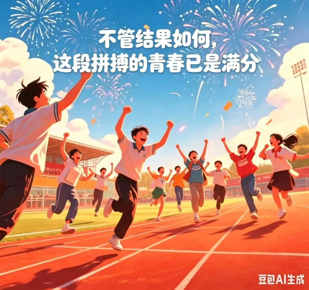 青春有无限可能 中考加油-第3张图片-四季读书网