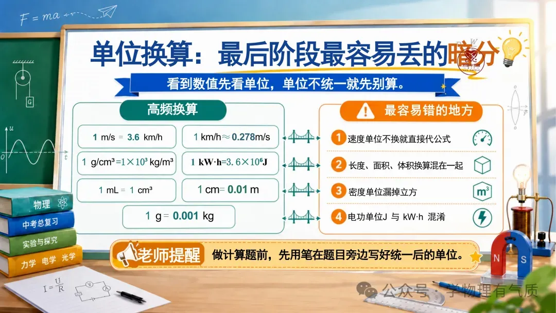 【中考物理】2026 中考物理冲刺指南:易错点・AI 答疑・考前叮嘱-第14张图片-四季读书网 【中考物理】2026 中考物理冲刺指南:易错点・AI 答疑・考前叮嘱-第14张图片-四季读书网