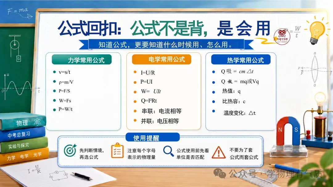 【中考物理】2026 中考物理冲刺指南:易错点・AI 答疑・考前叮嘱-第15张图片-四季读书网 【中考物理】2026 中考物理冲刺指南:易错点・AI 答疑・考前叮嘱-第15张图片-四季读书网