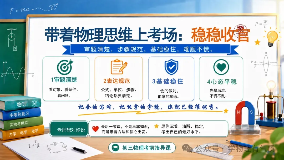【中考物理】2026 中考物理冲刺指南:易错点・AI 答疑・考前叮嘱-第23张图片-四季读书网 【中考物理】2026 中考物理冲刺指南:易错点・AI 答疑・考前叮嘱-第23张图片-四季读书网