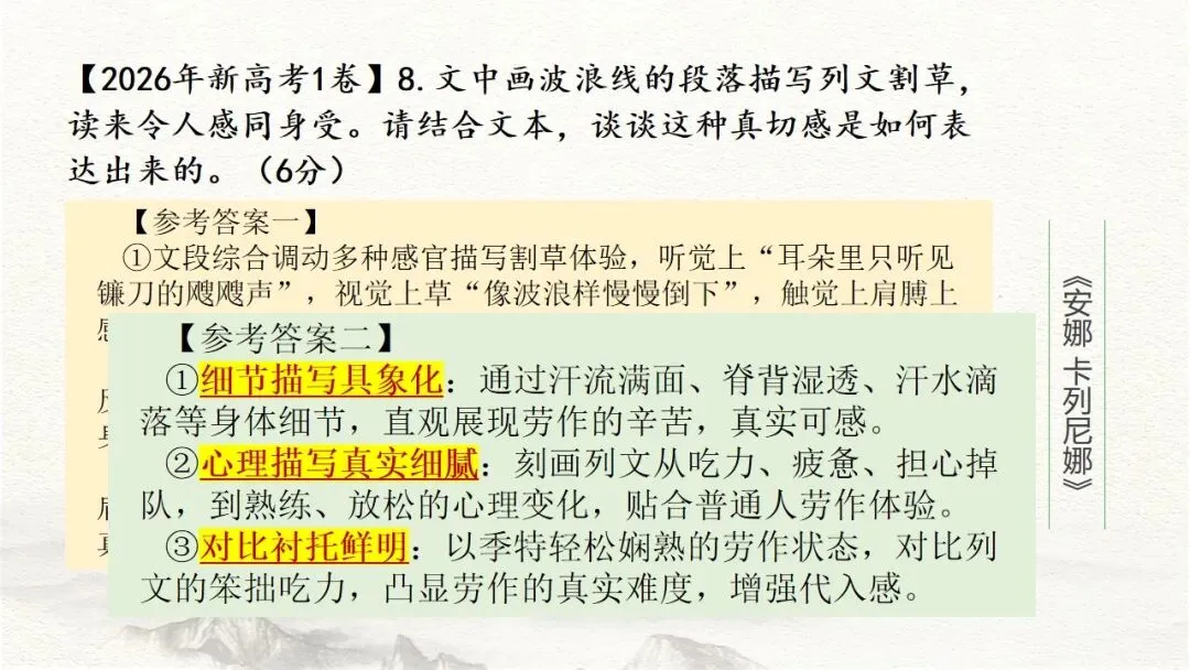 从课文《复活》到高考真题《割草》——以课本为抓手读懂外国小说-第11张图片-四季读书网