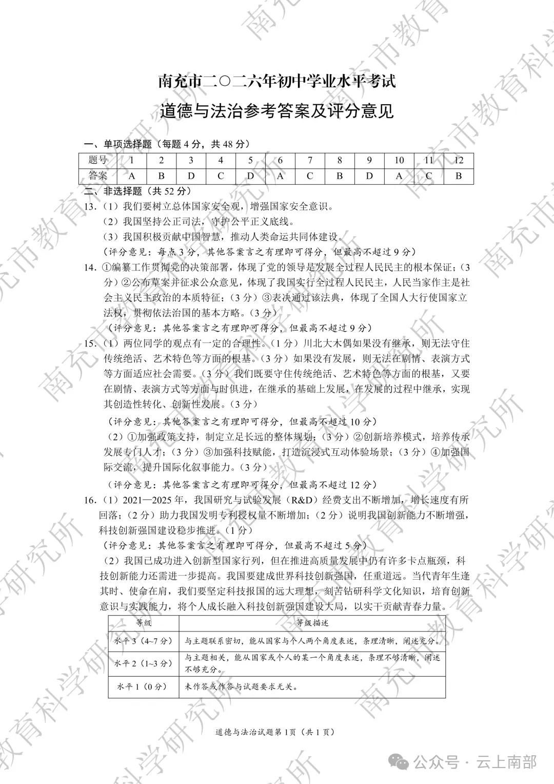 2026年南充市中考数学各科真题答案-第48张图片-四季读书网 2026年南充市中考数学各科真题答案-第48张图片-四季读书网