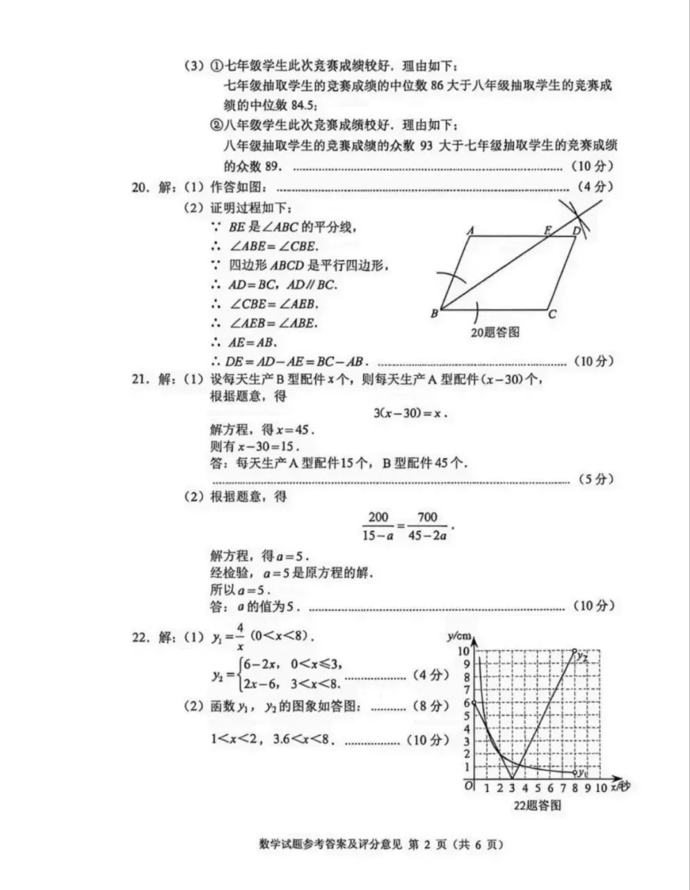 26中考真题系列!重庆中考数学(含答案)-第8张图片-四季读书网