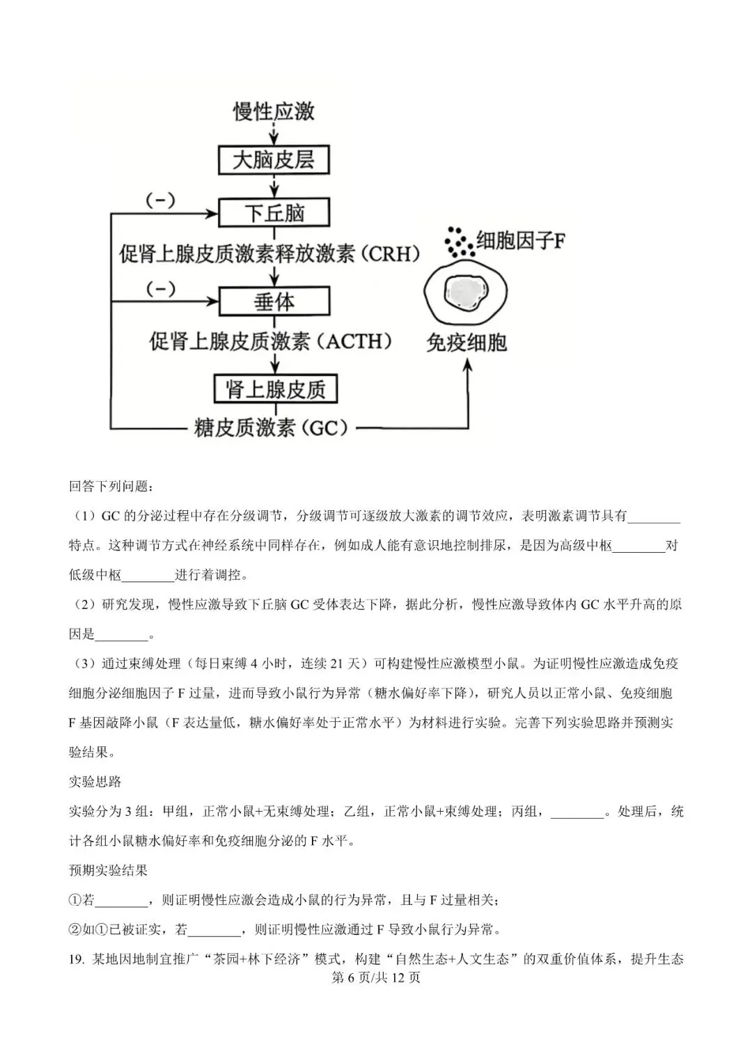 2026年高考河南卷高考真题(化学生物)-第9张图片-四季读书网 2026年高考河南卷高考真题(化学生物)-第9张图片-四季读书网