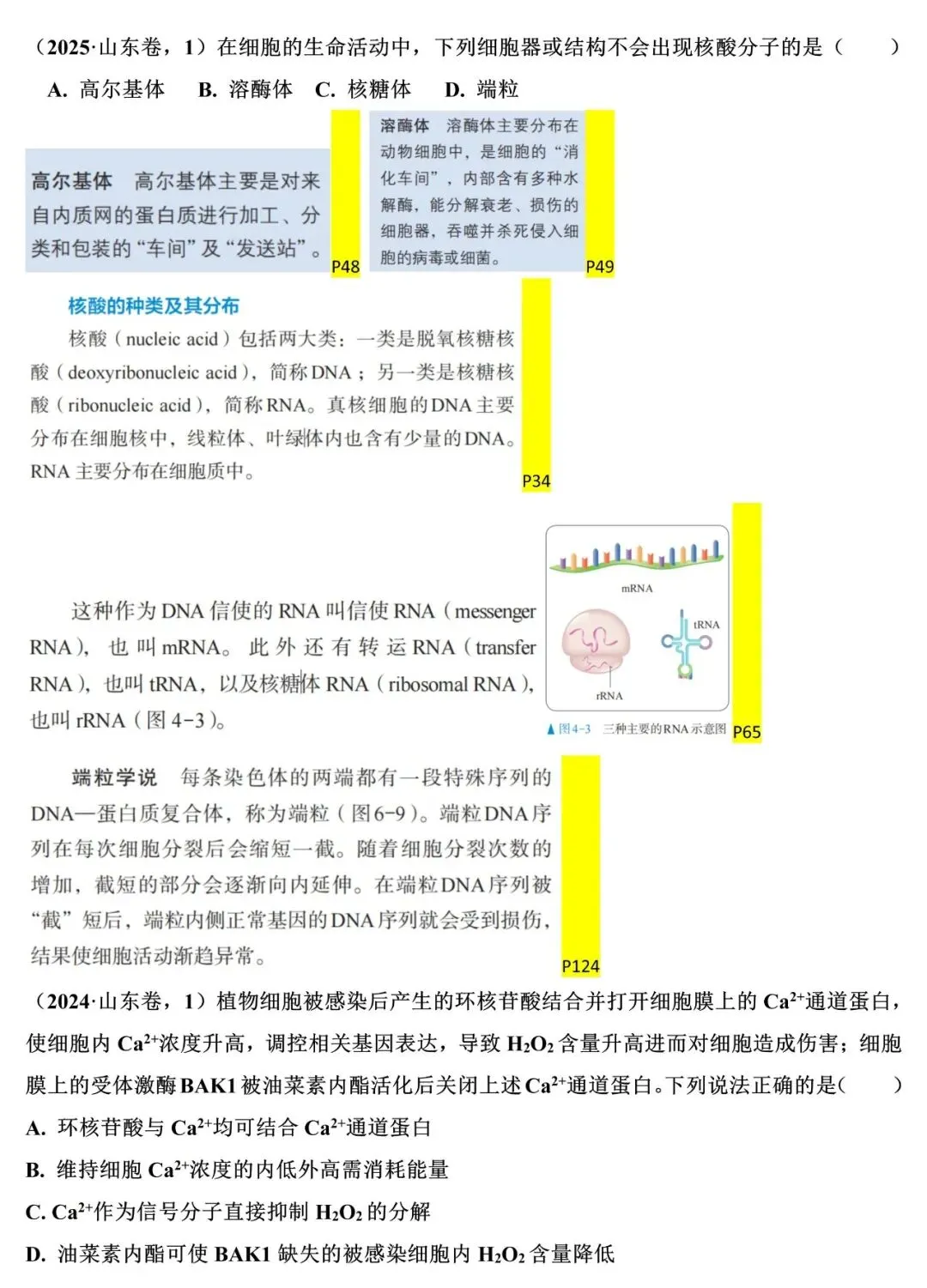 研析2024-2026年高考生物真题山东卷,明确教学和学习的导向!-第3张图片-四季读书网