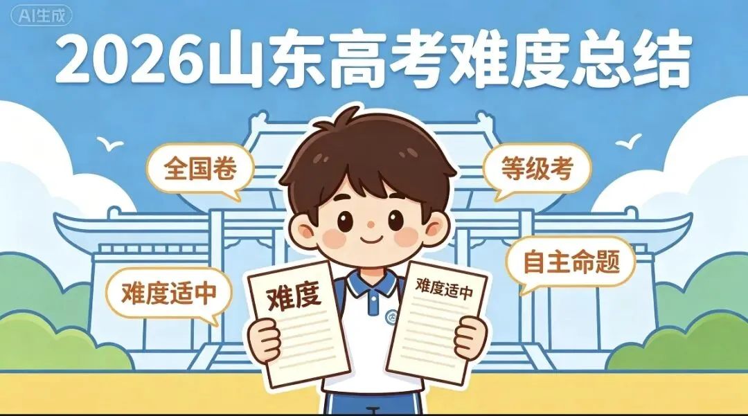 2026山东高考试卷深度解读,命题趋势有新调整-第1张图片-四季读书网
