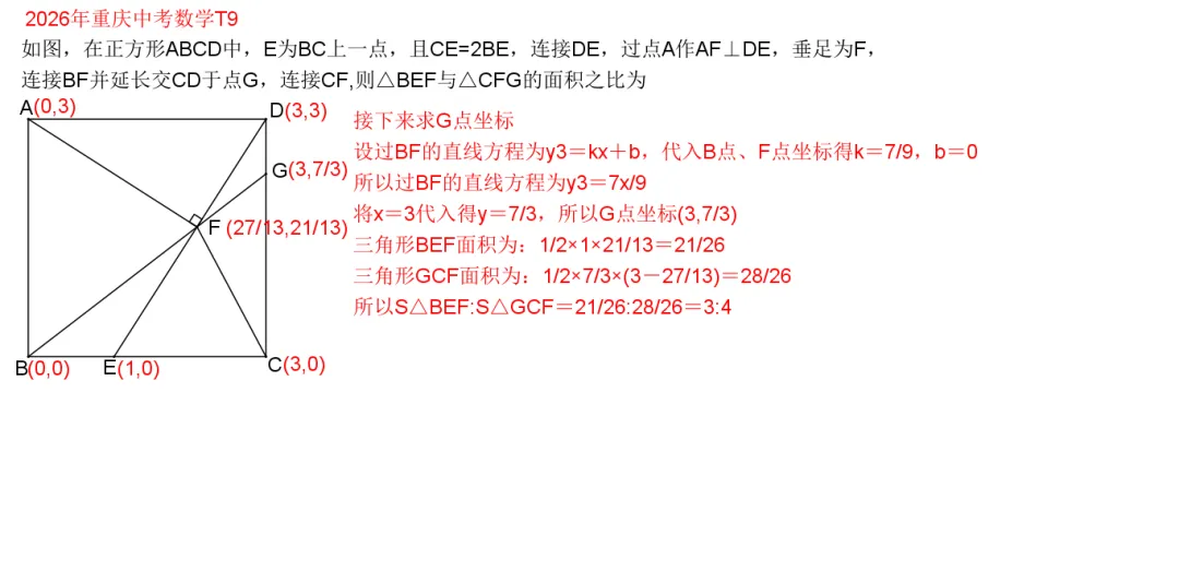 2026年重庆中考数学第9题(5种方法解答)-第3张图片-四季读书网