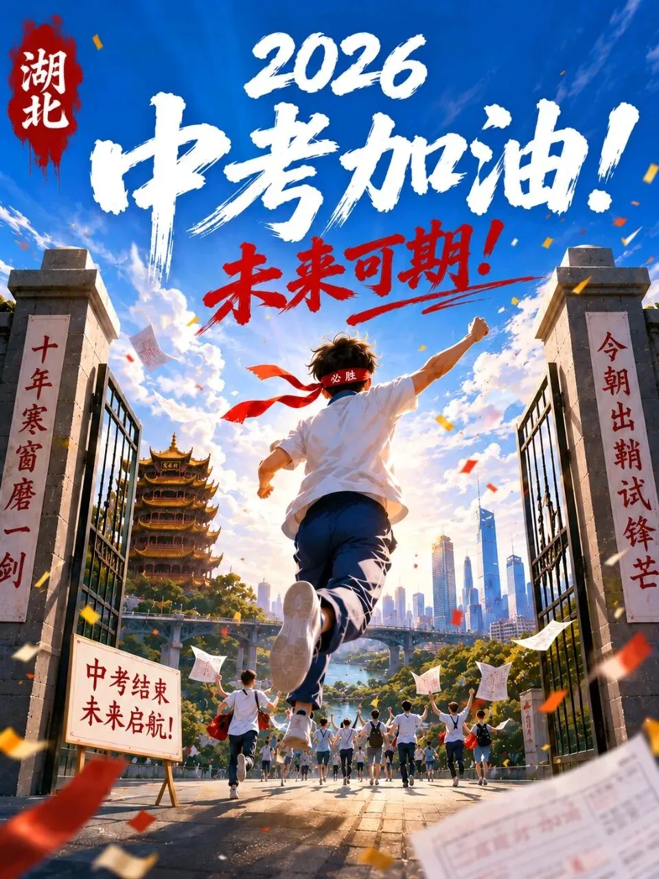 预祝2026年考生中考大捷-第1张图片-四季读书网