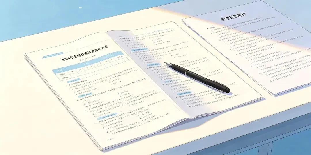 真题速递︱2026高考全国二卷语文试题+参考答案-第3张图片-四季读书网 真题速递︱2026高考全国二卷语文试题+参考答案-第3张图片-四季读书网