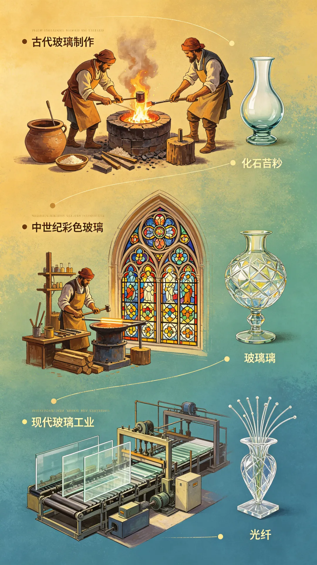 雅思阅读真题 The History of Glass(玻璃的历史)【解读】-第2张图片-四季读书网