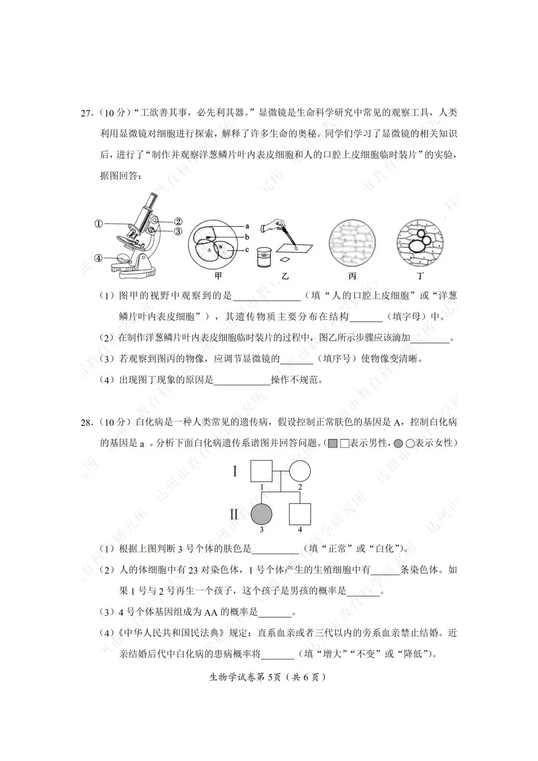 2026年四川达州中考全科真题试卷+参考答案解析 | PDF下载版-第82张图片-四季读书网